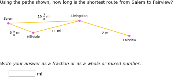 IXL | Maps with fractional distances | Intermediate 1 math