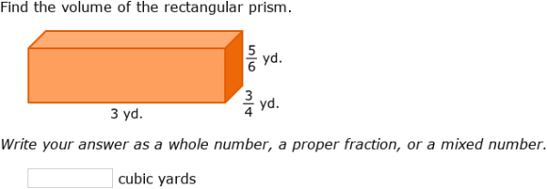 IXL | Volume of cubes and rectangular prisms with fractional side ...