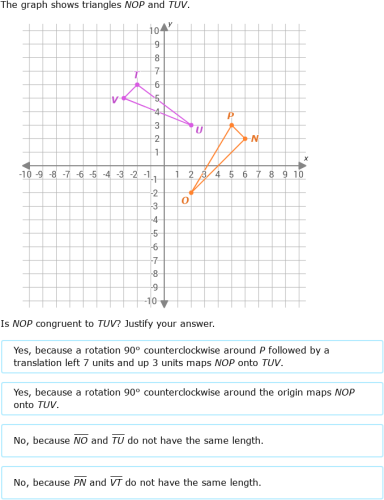 IXL - Determine if two figures are congruent: justify your answer ...