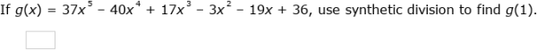 IXL - Evaluate polynomials using synthetic division (Advanced algebra ...