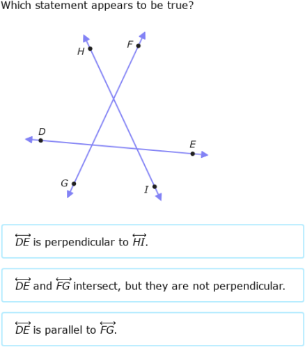 IXL | Identify parallel, perpendicular, and intersecting lines ...