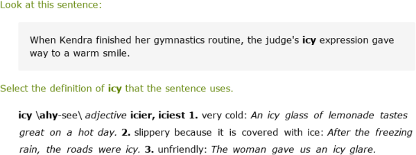 USE DICTIONARY DEFINITION visual data 3