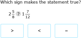 IXL | Compare mixed numbers | Foundations 2 math