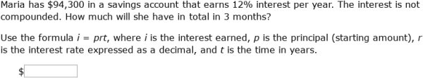 IXL | Simple interest | Intermediate 2 math
