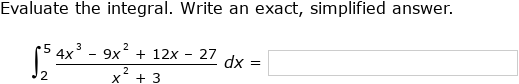 IXL - Integrate using long division (Calculus practice)