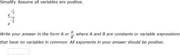 IXL - Simplify expressions involving rational exponents I (Advanced ...
