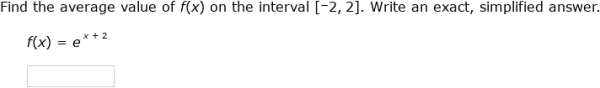IXL - Average value of a function (Calculus practice)